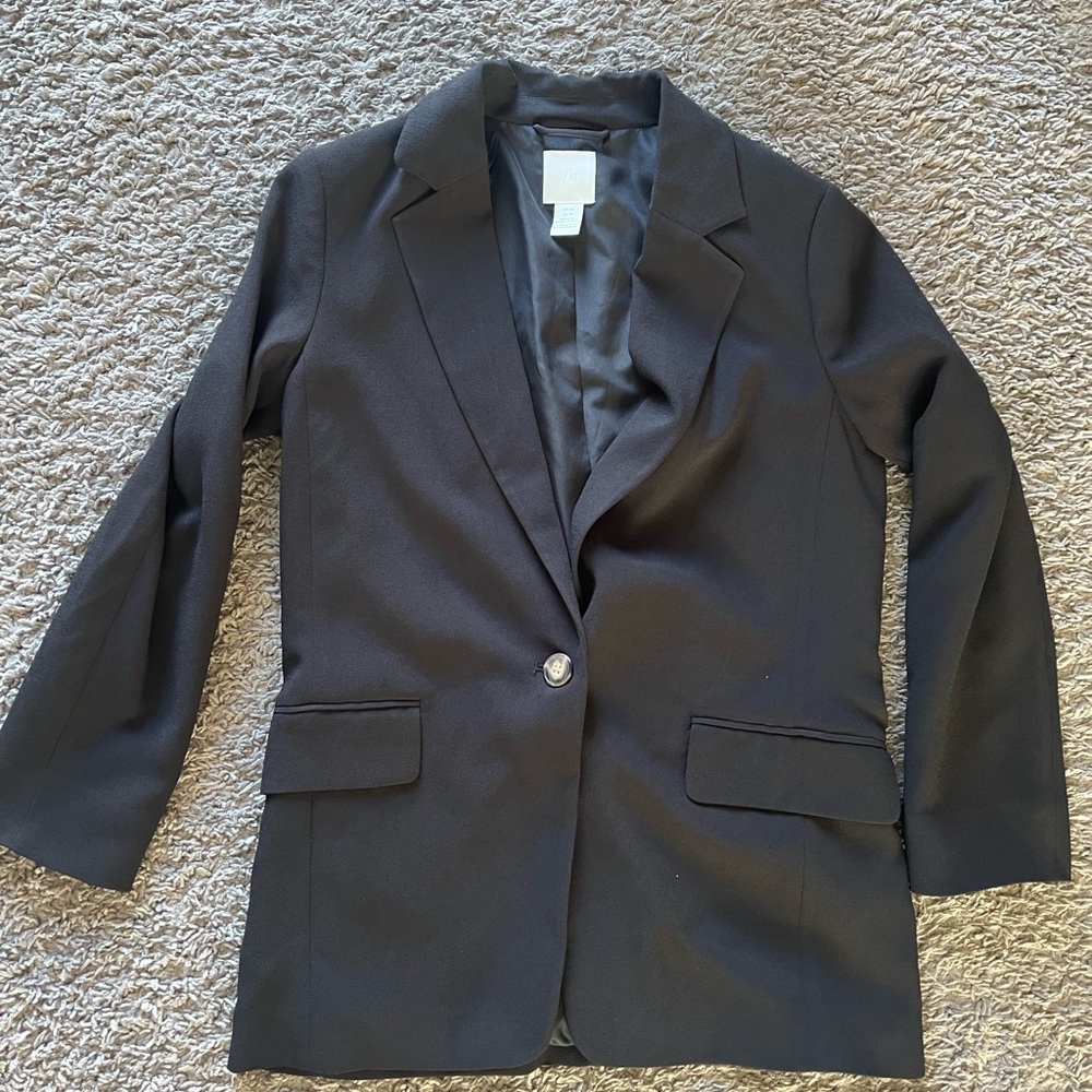 H&M ladies size XS black blazer - Picture 3 of 3